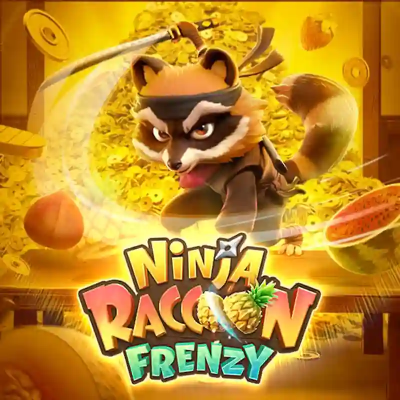 Interfaz de juego de Ninja Raccoon Frenzy en 21feliz